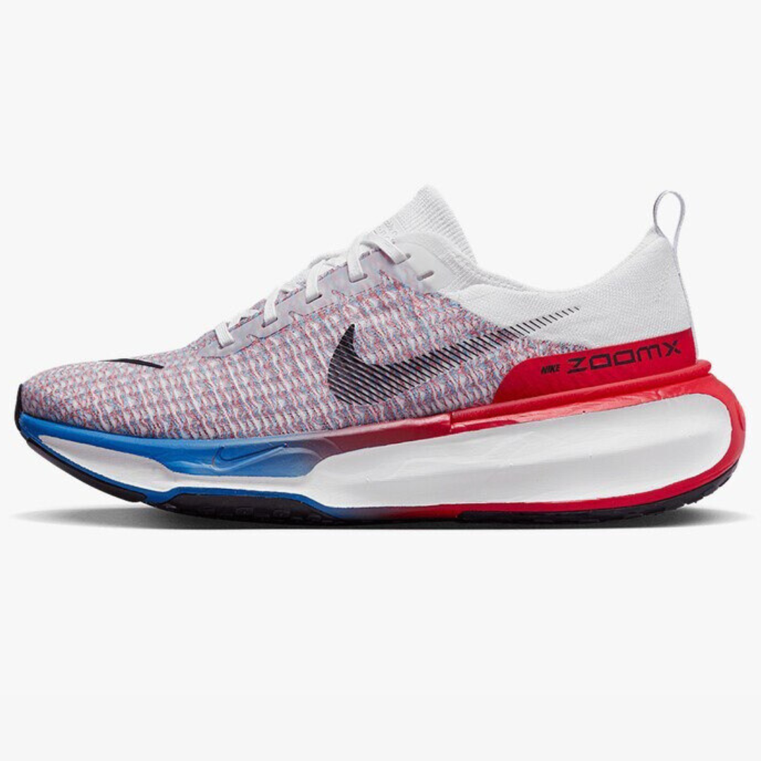 Nike Invincible Run 3 - Branco/Azul/Vermelho