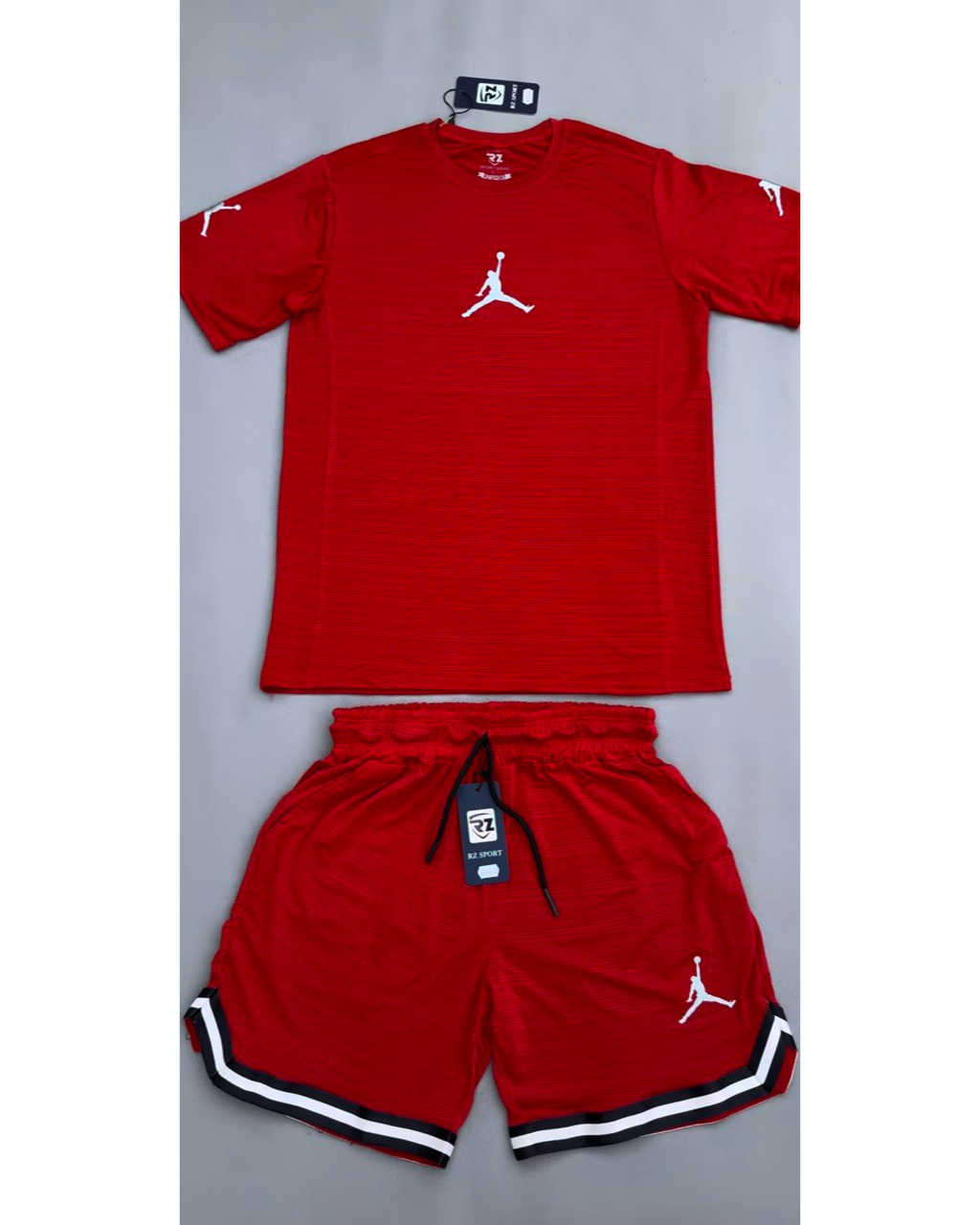 Conjunto Camiseta + Short Dri-Fit Air Jordan - Vermelho