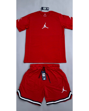 Conjunto Camiseta + Short Dri-Fit Air Jordan - Vermelho