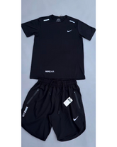 Conjunto Camiseta + Short Dri-Fit Nike - Preto