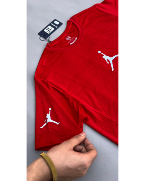 Conjunto Camiseta + Short Dri-Fit Air Jordan - Vermelho