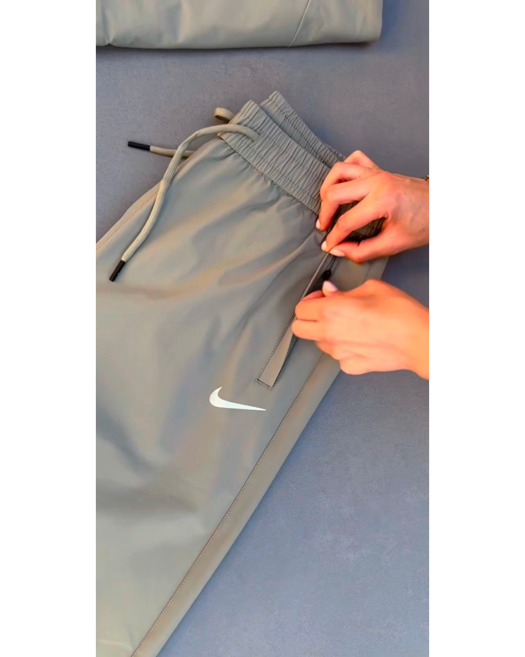 Conjunto Camiseta Manga Longa + Calça Nike - Verde
