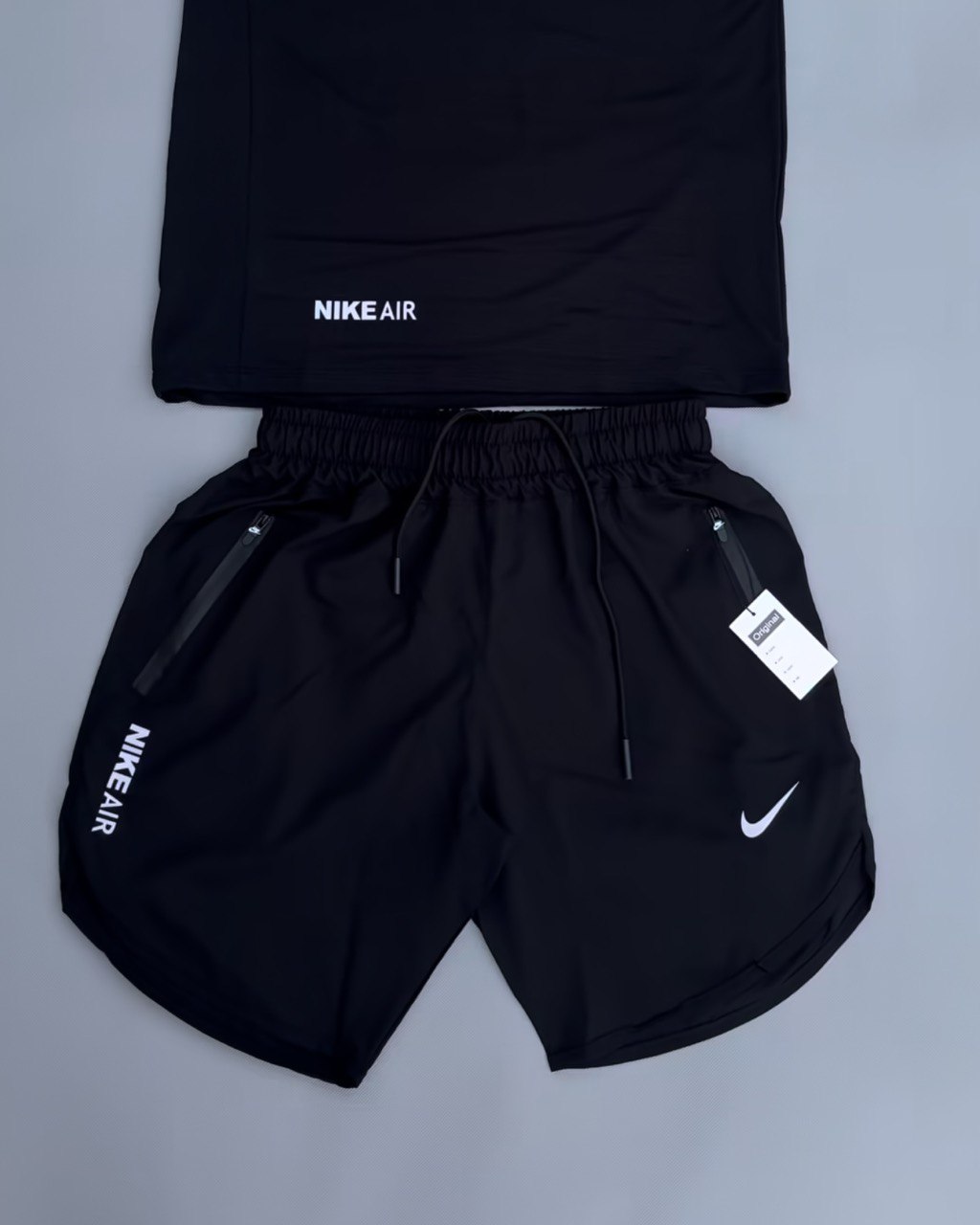 Conjunto Camiseta + Short Dri-Fit Nike - Preto