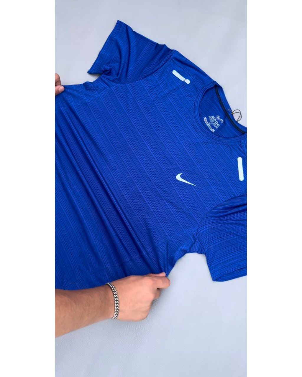 Conjunto Camiseta + Short Dri-Fit Nike - Azul/Preto