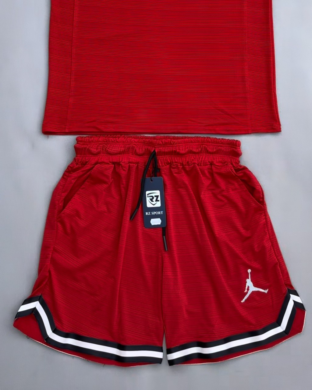 Conjunto Camiseta + Short Dri-Fit Air Jordan - Vermelho