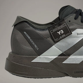 Adidas Adizero Adios Pro 4 Y3 Preto/Cinza